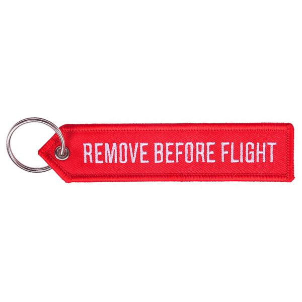 Key Ring “REMOVE BEFORE FLIGHT” classic