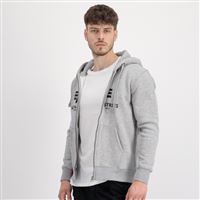 Alpha Industries Mikina Basic na zip, šedá M