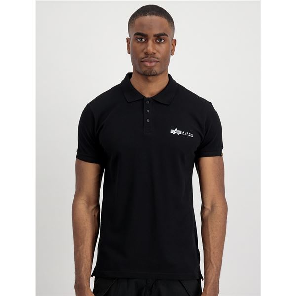 Alpha Industries Polokošile Basic černá, M