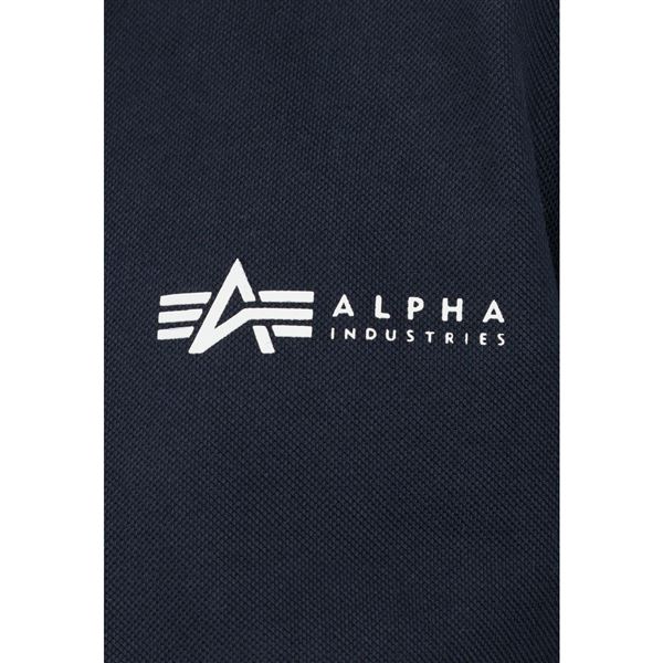 Alpha Industries Polokošile Basic tm. modrá, M